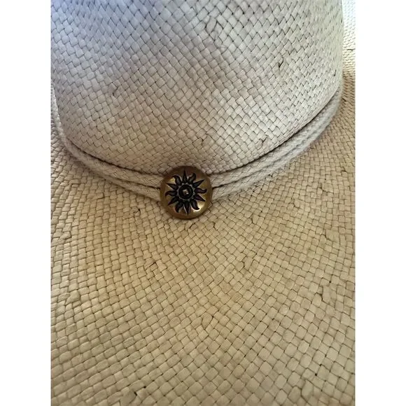 Shady Brady Unisex Cowboy Hat L Beige Western Summer Casual - Picture 7 of 8